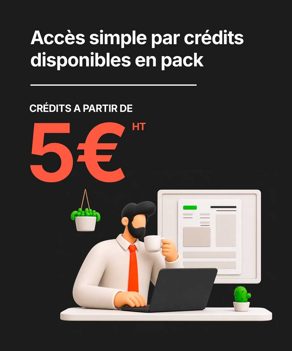 Crédits Documan LCB-FT à partir de 5 € HT