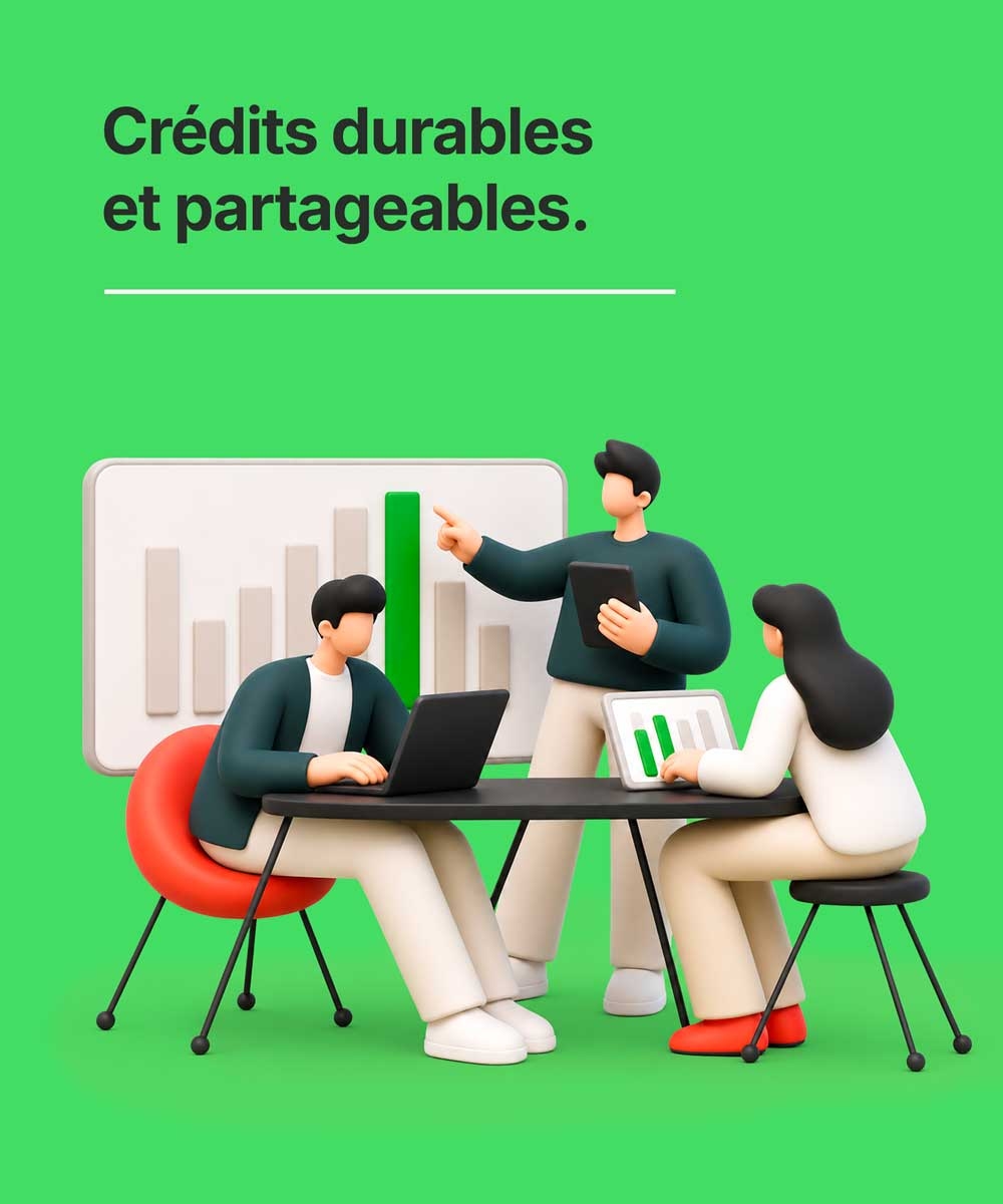 Crédits Documan sans expiration, partagés dans l'équipe