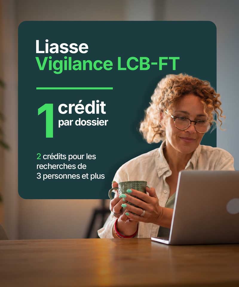 Liasse Vigilance LCB-FT : 1 crédit par dossier, 2 crédits dès 3 personnes